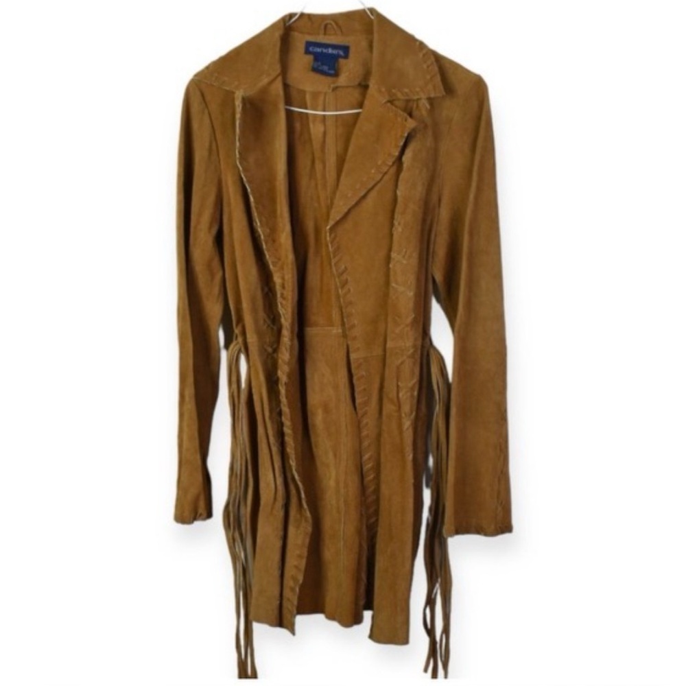 Vintage Suede Fringe Coat (Candies)